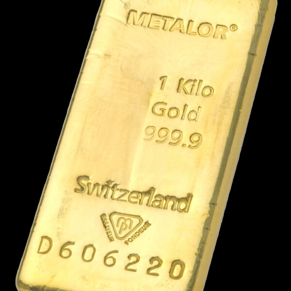 Metalor guldbarre 1000g