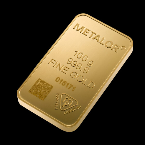 Metalor guldbarre 100g