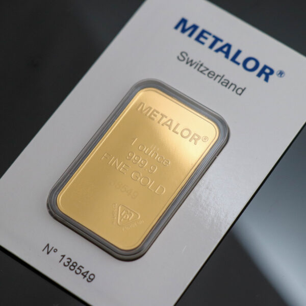 Metalor guldbarre 1oz