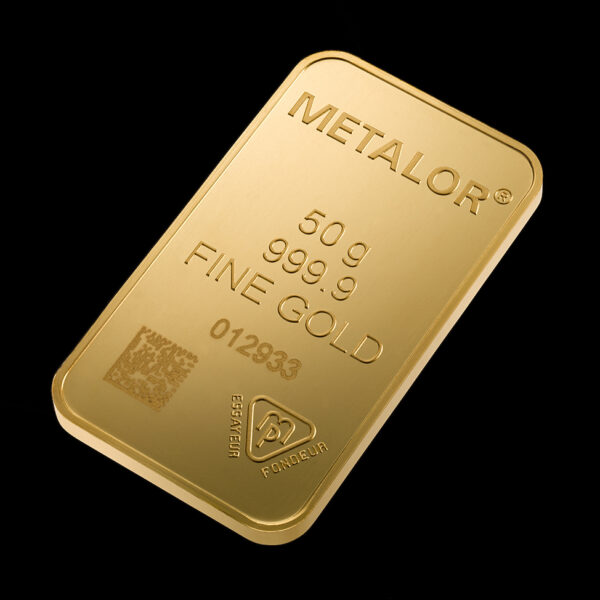 Metalor guldbarre 50g