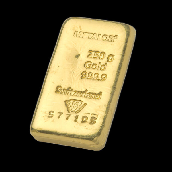 Metalor guldbarre 250g