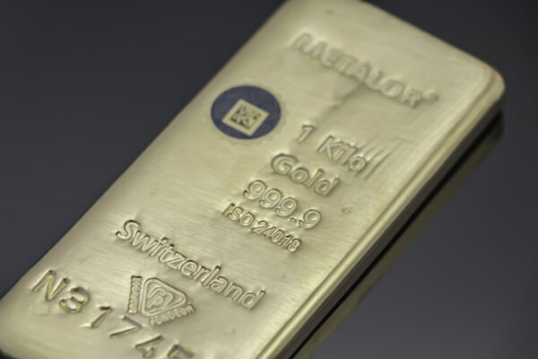 Metalor Guldbarre 1000g