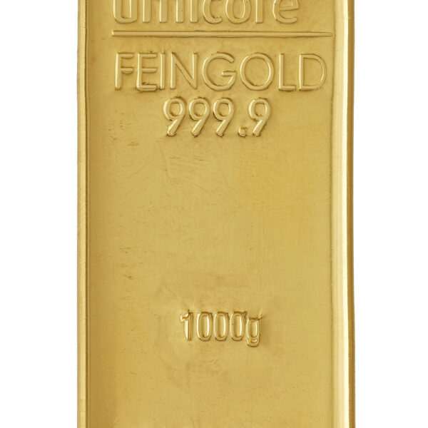 Umicore guldbarre 1000g kompakt
