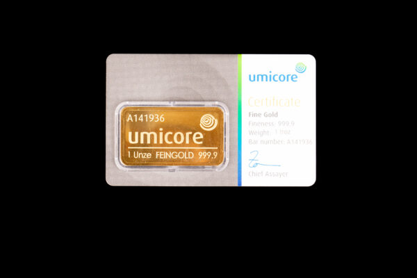 Umicore guldbarre 1oz - Image 7