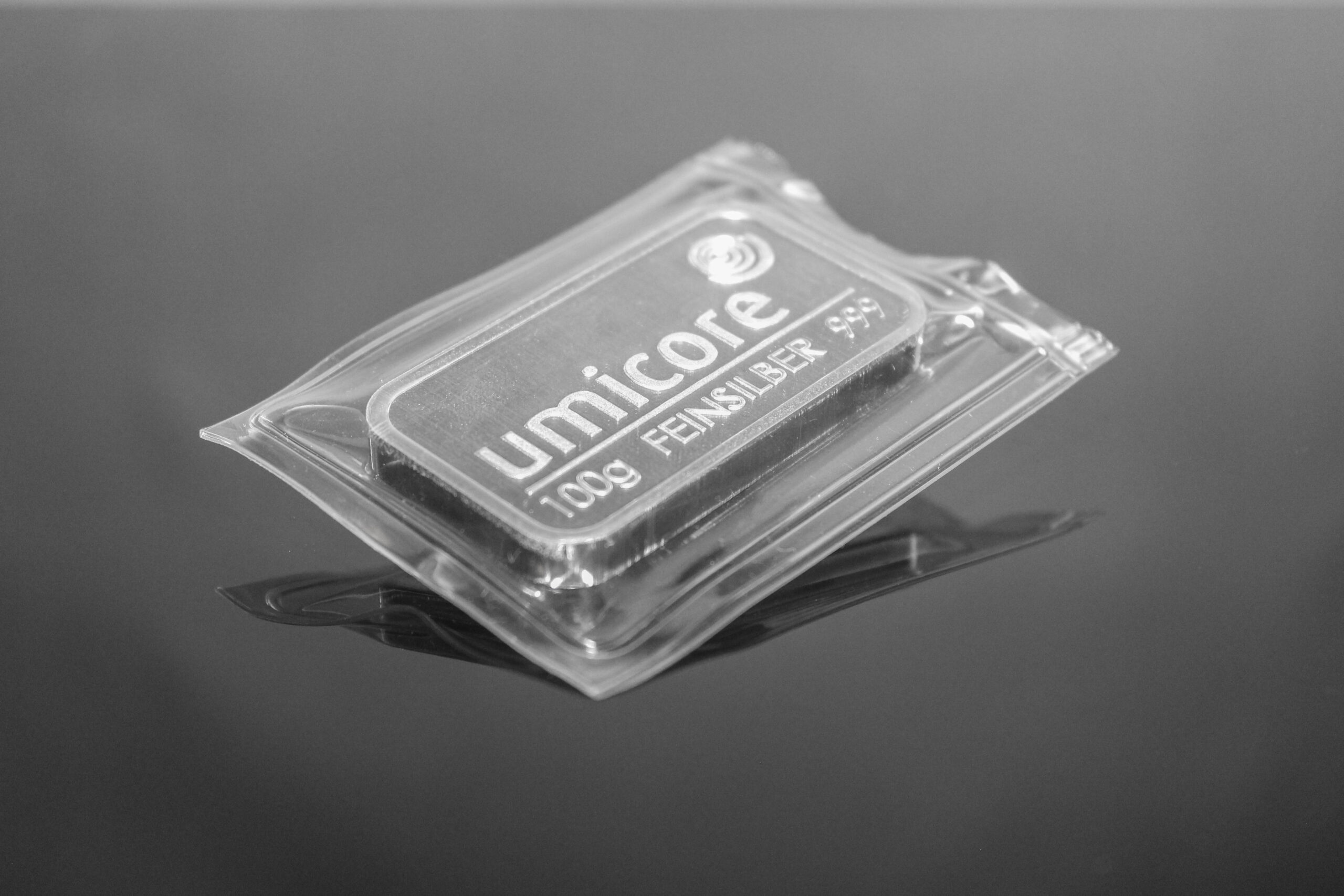 Umicore sølvbarre 100g - Billede 2