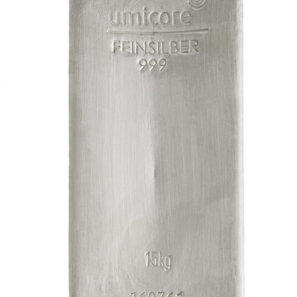 Umicore sølvbarre 15000g