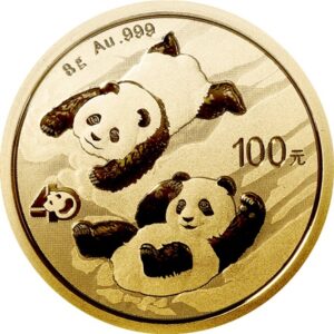 China Panda 8g guldmønt (2022)