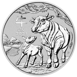 Ox Lunar III 1 oz sølvmønt