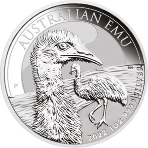 Australian Emu 1oz sølvmønt (2022)