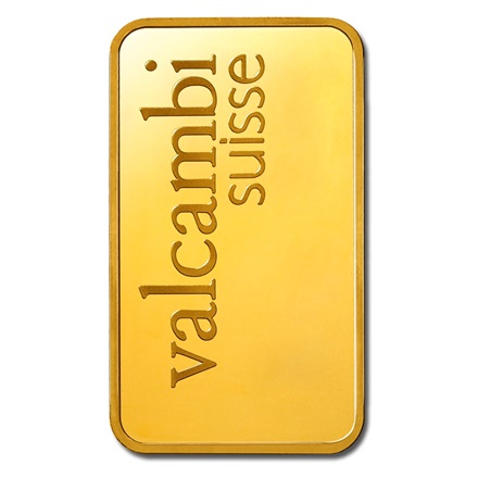 Valcambi guldbarre 1g