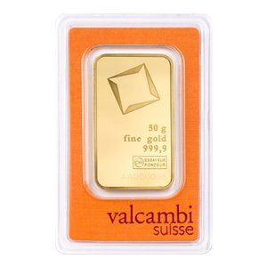 Valcambi guldbar 50g