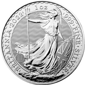Britannia 1oz sølvmønt (2022)