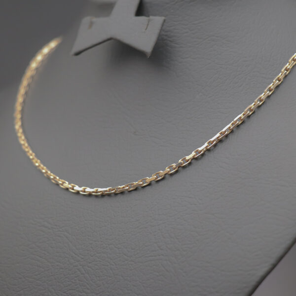 Anker halskæde i 14 karat guld