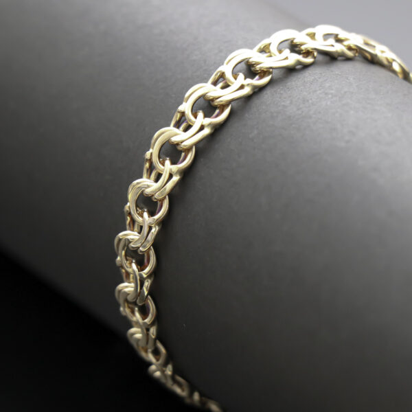 Bismarck armlænke i 14 karat guld