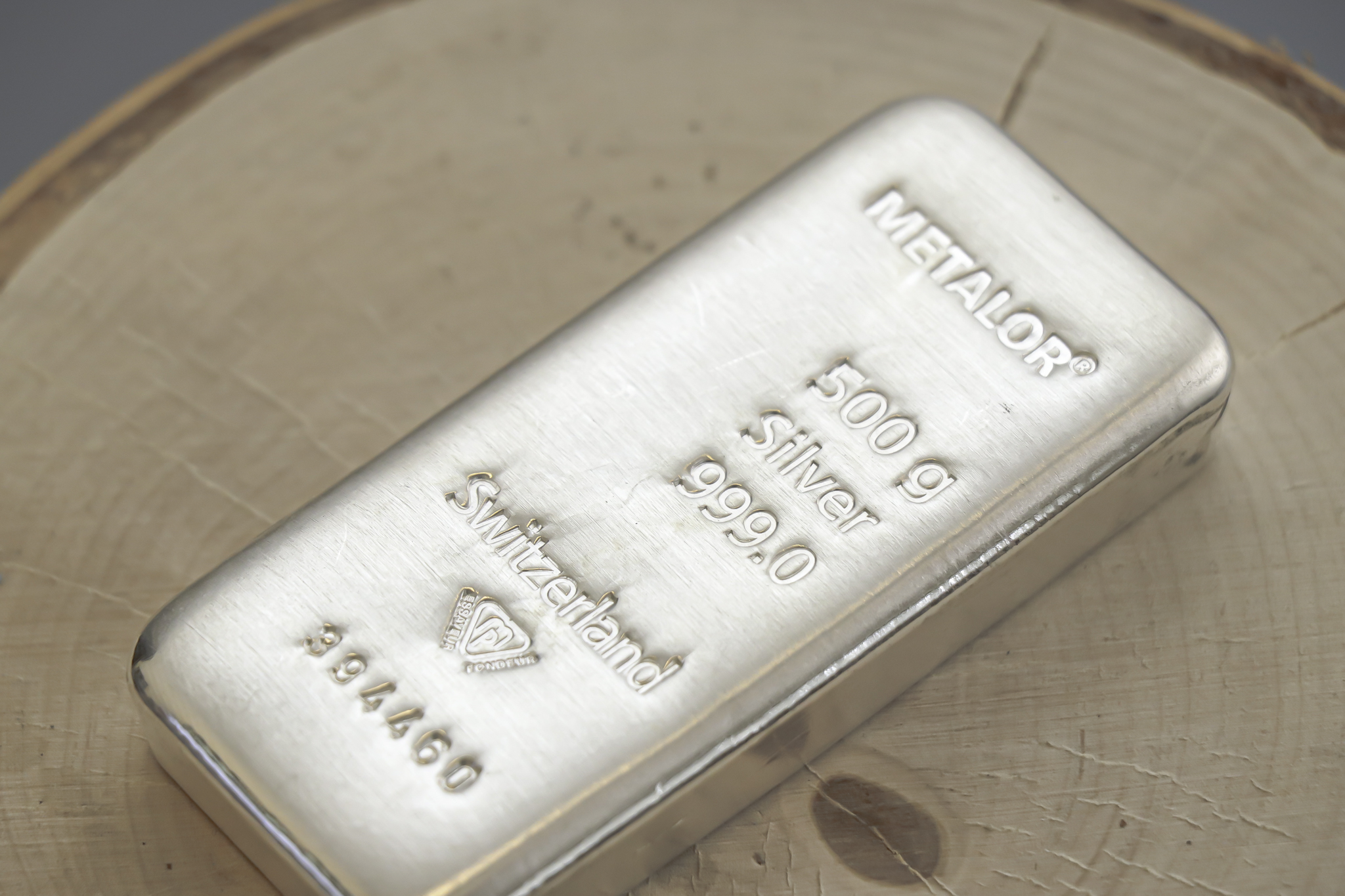 Metalor sølvbarre 500g