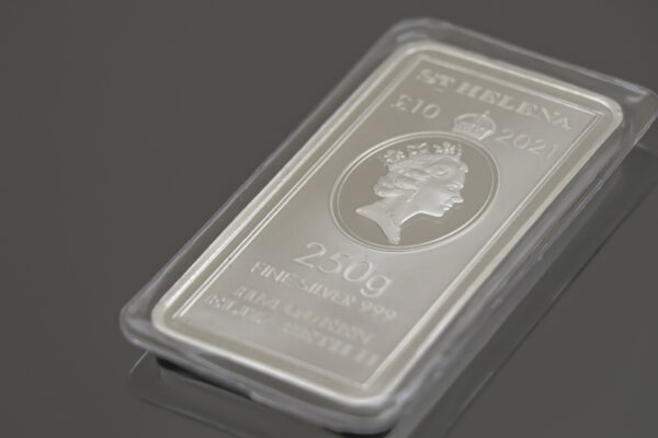 Saint Helena møntbar 250 g sølvbar (2021)