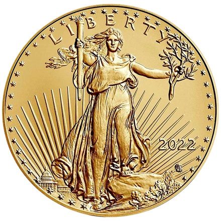 American Eagle Head 1oz guldmønt - 2022