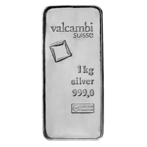 Valcambi sølvbarre på 1000g
