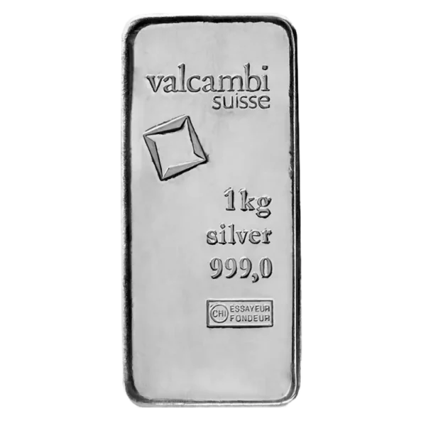 Valcambi sølvbarre på 1000g