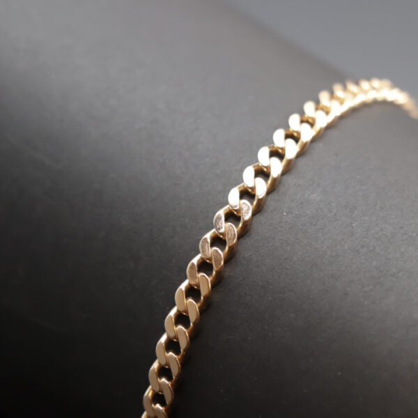 Panzer armlænke i 14 karat guld