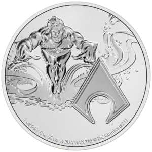 Aquaman 1oz sølvmønt (2022)