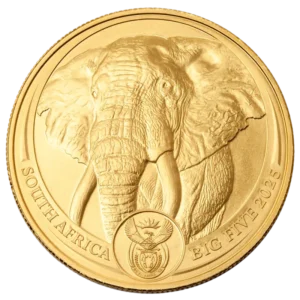Big Five Elefant 1oz guldmønt (2025)