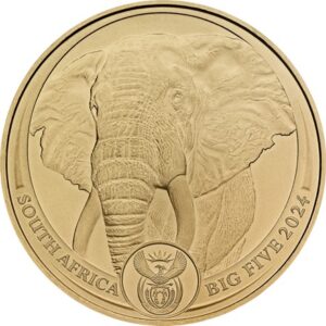 Elefant - Big Five - 1oz guldmønt 2024
