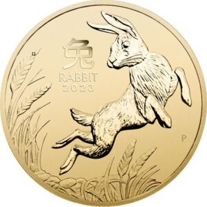 Lunar lll Rabbit 1oz guldmønt. (2023)