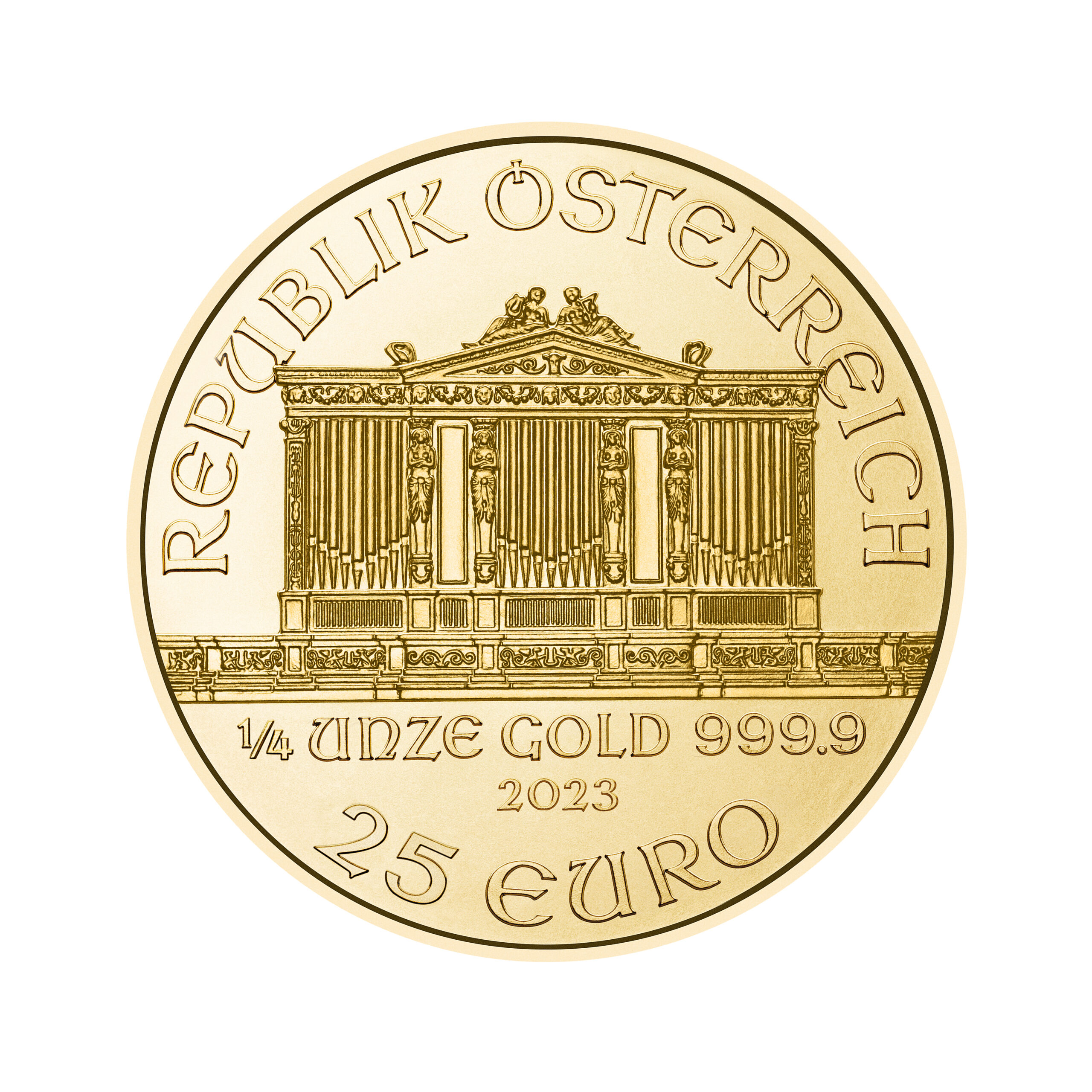 Philharmonic 1/4 oz guldmønt (2023)