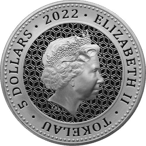 Tokelau Bull and Bear 1oz sølvmønt (2022)