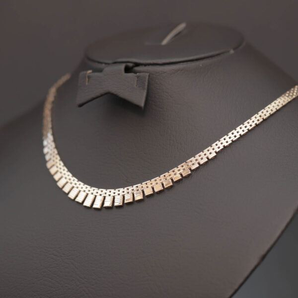 Murstens halskæde med forløb i 14 karat guld