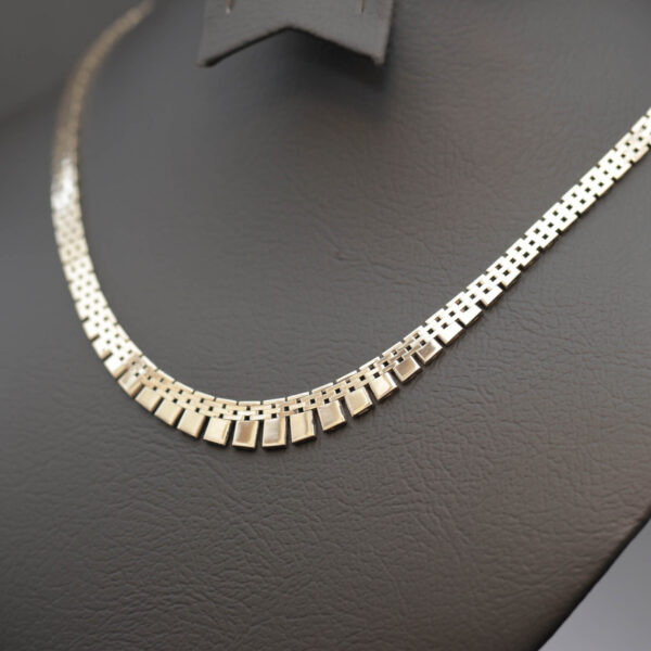 Murstens halskæde med forløb i 14 karat guld