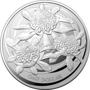 Wildflowers of Australia - Waratah 1oz sølvmønt (2022)