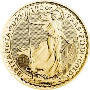 Britannia 1/10oz guldmønt - King Charles (2023)