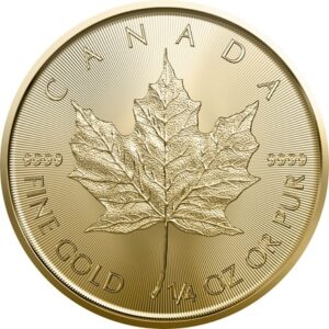 Maple Leaf 1/4 oz guldmønt (2023)