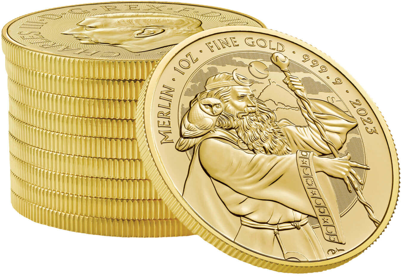 Merlin - Myths and Legends 1oz guldmønt (2023)