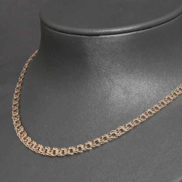 Bismarck halskæde med forløb i 14 karat guld