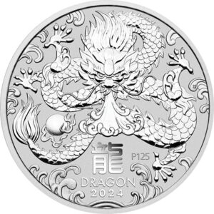 Lunar Dragon lll 1oz sølvmønt - 2024