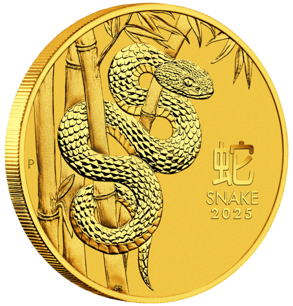 Lunar Year Of the Snake III 1oz guldmønt (2025)