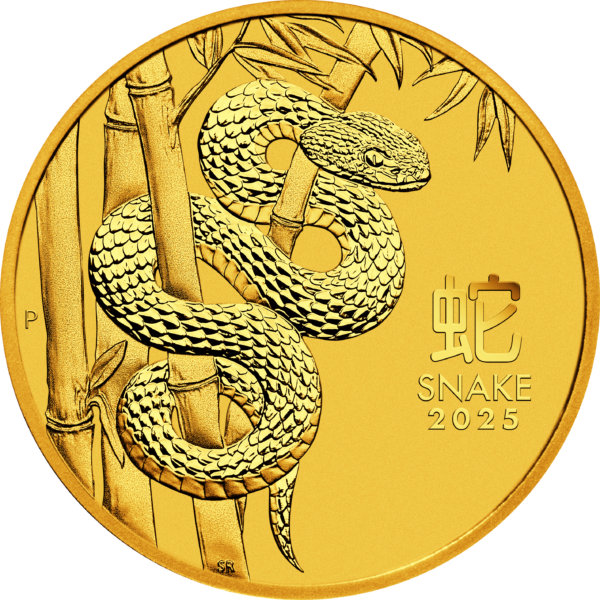 Lunar Year Of the Snake III 1oz guldmønt (2025)