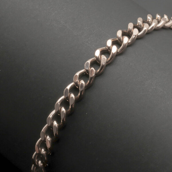 Panzer armlænke i 14 karat rødguld