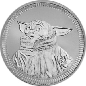 Niue Star Wars - Grogu Baby Yoda - 1oz sølvmønt 2023