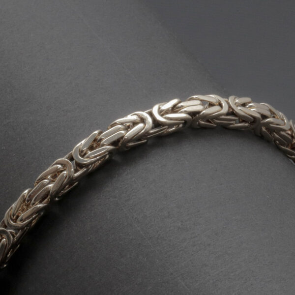 Konge mønster armlænke i 14 karat guld