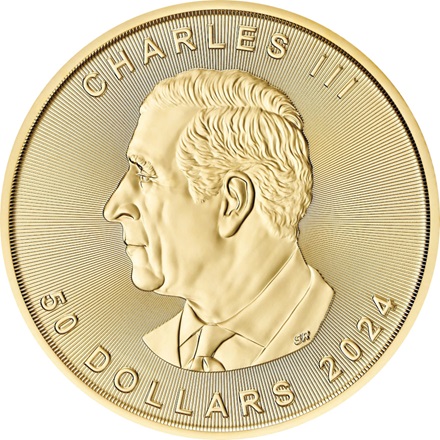 Maple Leaf 1oz guldmønt (2024)