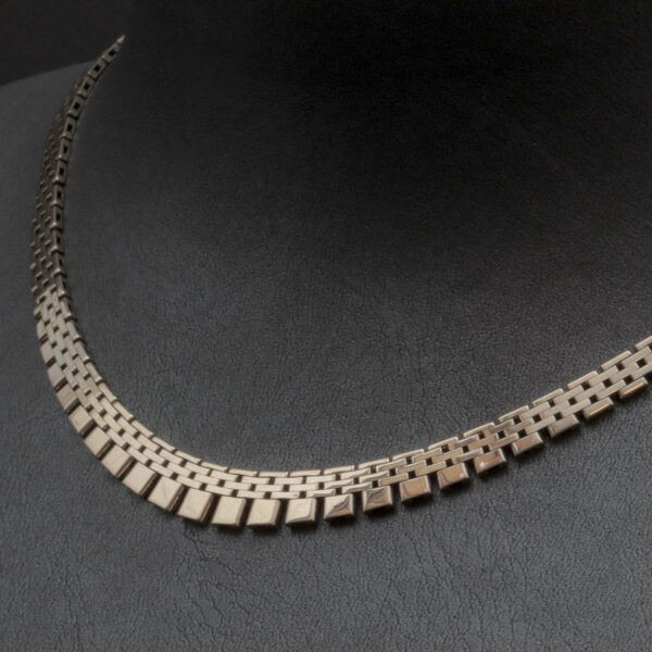 Murstens halskæde med forløb i 14 karat guld