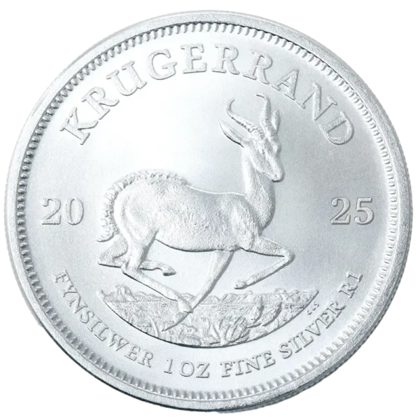 Krugerrand 1 ounce sølvmønt - 2025