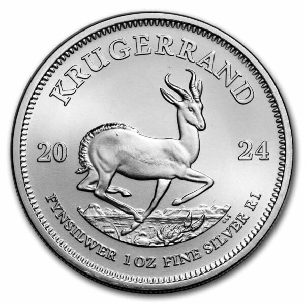 Krugerrand 1 oz sølvmønt (2024)