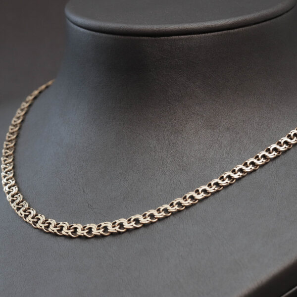 Bismarck halskæde med forløb i 14 karat guld