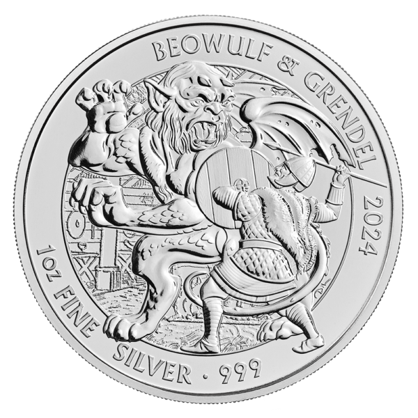 Beowulf - Myths and Legends 1 oz sølvmønt - 2024