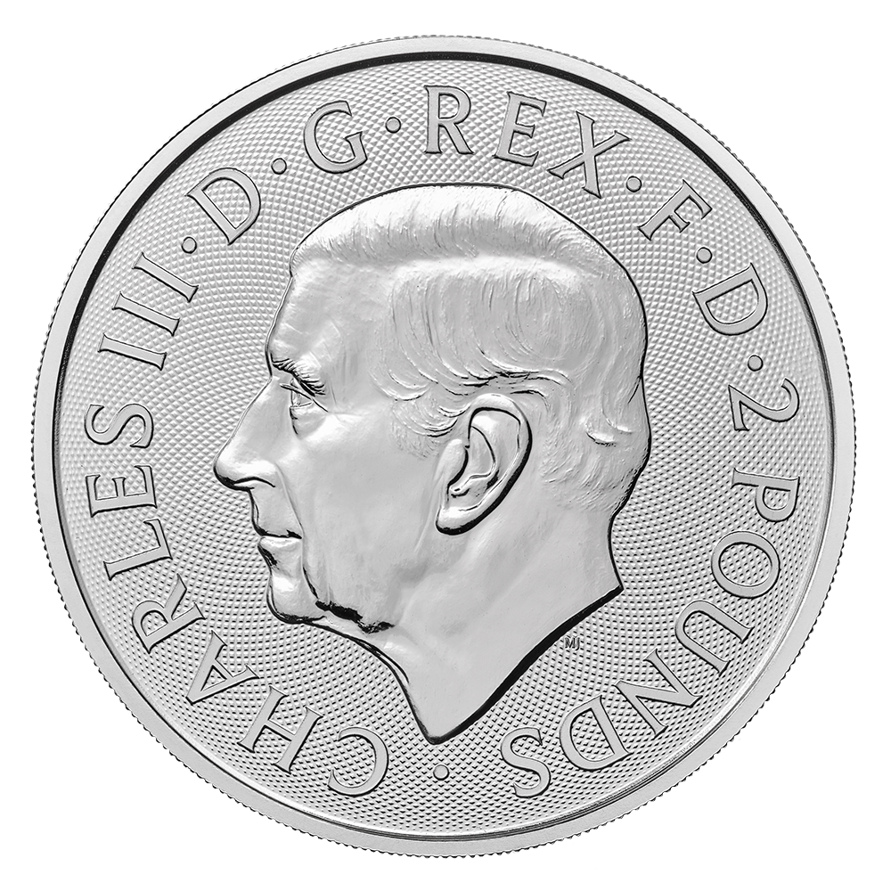 St George and the Dragon 1 oz sølvmønt (2024)